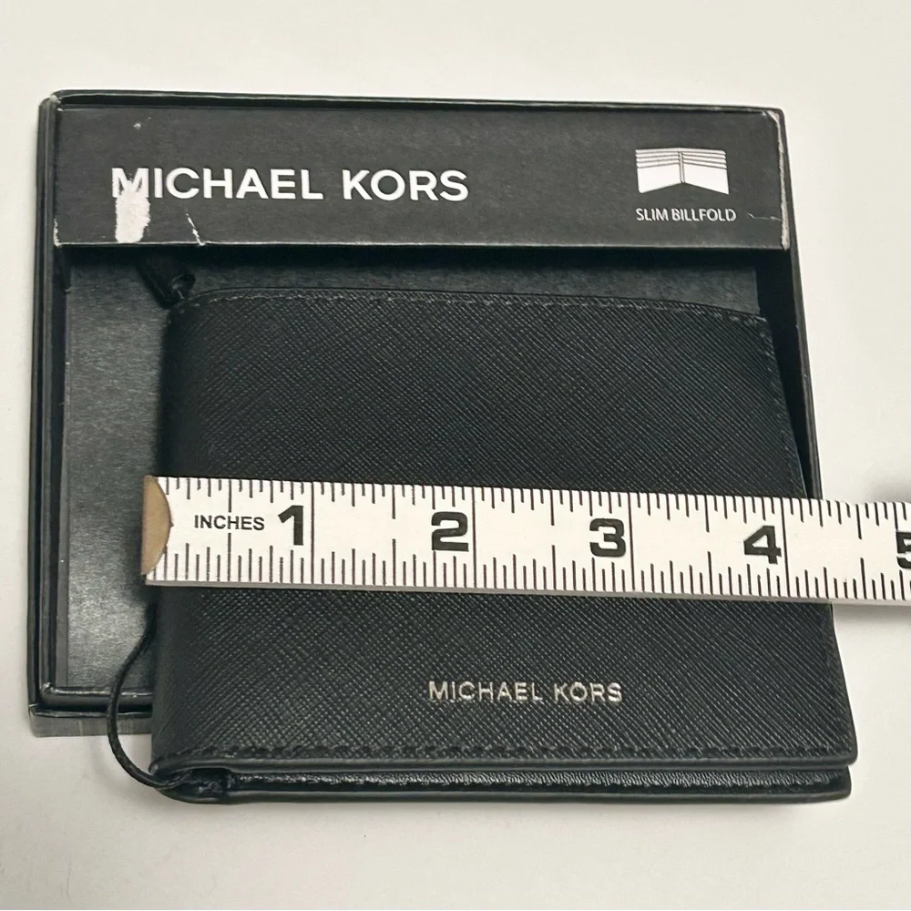 Michael Kors - Mens Black Slim Billfold Wallet (BRAND NEW IN BOX) Ret. $98